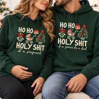 Christmas Pregnancy Announcement Sweatshirt & Hoodie – Mom & Dad To Be Gift