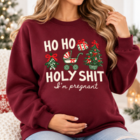 Christmas Pregnancy Announcement Sweatshirt & Hoodie – Mom & Dad To Be Gift
