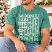 Matching Christmas Couple Comfort Colors Shirts – Funny Holiday Couple Gift