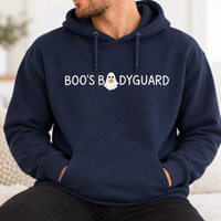 Brewing a Little Boo & Boo's Bodyguard Matching Couple Sweatshirt & Hoodie, Halloween Pregnancy Announcement Shirts