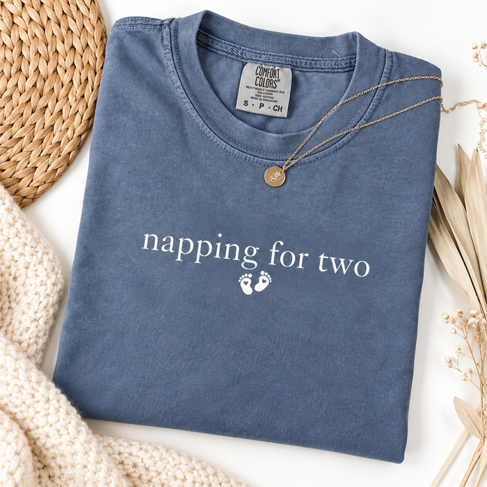 Napping for Two Pregnancy Announcement Shirt – Mom to Be Tee