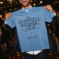 Personalized Wedding Toss Shirts, Custom Wedding T-Shirts, Comfort Colors Wedding Guest & Newlywed Gifts