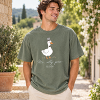 Matching Mr. & Mrs. Silly Goose Shirts – Custom Date Honeymoon Tees