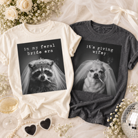 Funny Sarcastic Animal Bachelorette Shirts, Matching Smoking Bride & Crew Tees, Animal Meme Girls Trip Party Shirts