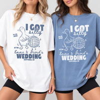 Custom Silly Goose Wedding Toss Shirt – Funny Wedding Guest Tee