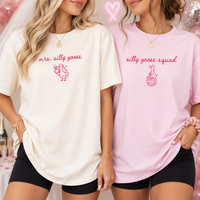 Silly Goose Squad Bachelorette Shirts, Funny Bride & Bridesmaid Matching Tees, Bridesmaid Proposal Gift