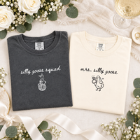Silly Goose Squad Bachelorette Shirts, Funny Bride & Bridesmaid Matching Tees, Bridesmaid Proposal Gift
