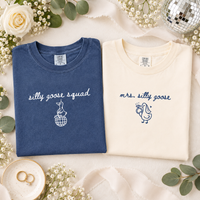 Silly Goose Squad Bachelorette Shirts, Funny Bride & Bridesmaid Matching Tees, Bridesmaid Proposal Gift
