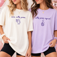 Silly Goose Squad Bachelorette Shirts, Funny Bride & Bridesmaid Matching Tees, Bridesmaid Proposal Gift