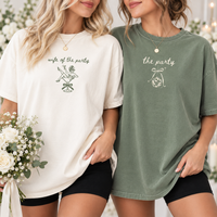 Wife of the Party Bachelorette Shirts, Matching Bride & Bridesmaid Tees, Bridesmaid Proposal & Getting Ready Gift