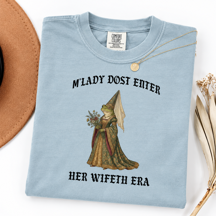 Medieval Frog Bachelorette Shirt, Funny Frog Bride Tee, Wife Era Hen Do Top, Ren Faire Bridal Squad Tee