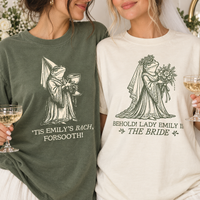 Medieval Frog Bachelorette Shirts, Renaissance Fair Bride & Crew Tees, Funny Romantasy Bridal Party Gift