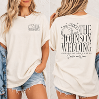 Personalized Wedding Shirts, Custom Bridal Party Tees, Matching Family Wedding Shirts, Wedding Party Favor