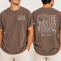 Personalized Wedding Shirts, Custom Bridal Party Tees, Matching Family Wedding Shirts, Wedding Party Favor