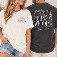Personalized Wedding Shirts, Custom Bridal Party Tees, Matching Family Wedding Shirts, Wedding Party Favor