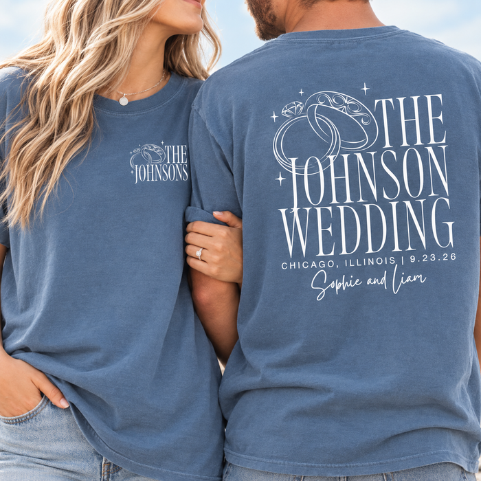 Personalized Matching Wedding Shirts – Custom Bridal Party & Family Tees