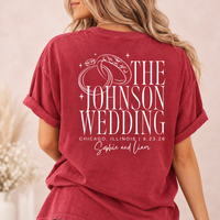 Personalized Wedding Shirts, Custom Bridal Party Tees, Matching Family Wedding Shirts, Wedding Party Favor