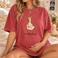 Funny Goose Pregnancy Announcement Shirts - Matching Mom and Dad Reveal Tees, Future Parents Gift