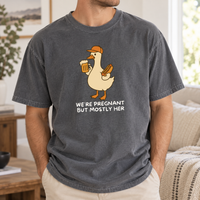 Funny Goose Pregnancy Announcement Shirts - Matching Mom and Dad Reveal Tees, Future Parents Gift
