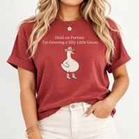 Pregnancy Announcement Silly Goose Shirt, Funny Western Baby Reveal Tee, First Time Expecting Mom Gift