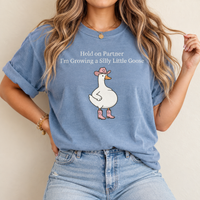 Pregnancy Announcement Silly Goose Shirt, Funny Western Baby Reveal Tee, First Time Expecting Mom Gift