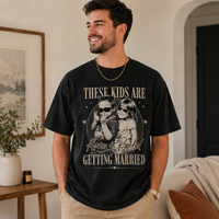 These Kids Are Getting Married Shirt, Custom Photo Couple Comfort Colors Tee image 12