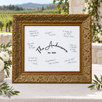 Custom Hand Embroidered Guest Book Alternative – Wedding Keepsake Sign