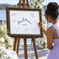 Custom Hand Embroidered Guest Book Alternative – Wedding Keepsake Sign