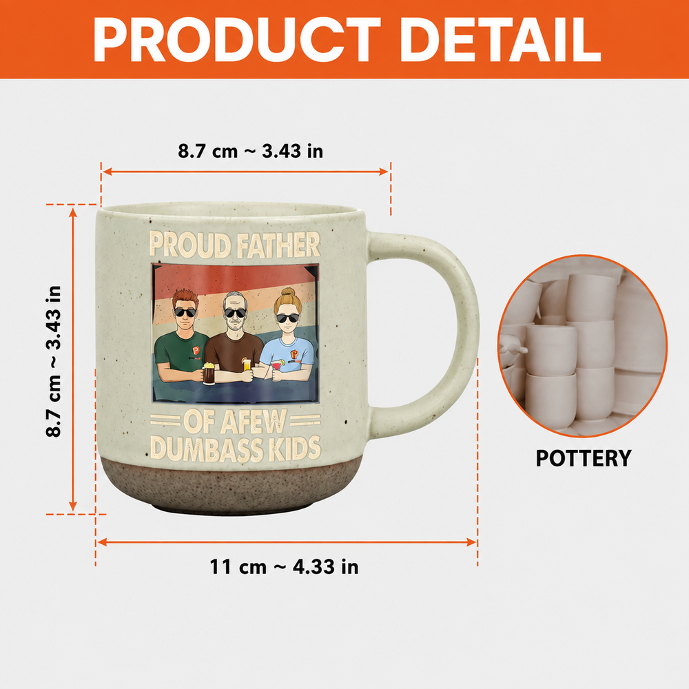 Printed Mugs size chart