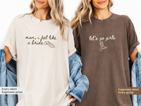 Cowgirl Bachelorette Shirts - Custom Western Bridal Tees | Comfortable Cotton T-Shirts