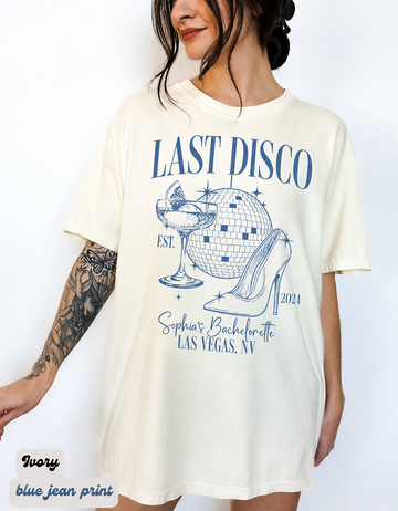 Disco Bachelorette Shirt - Custom Bride Crew Tee | Luxury Comfort Colors T-Shirt