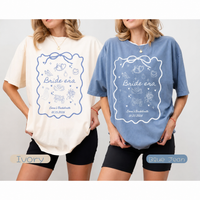 Custom Bride T-Shirt – Personalized Mermaid Bachelorette Party Tee | Comfortable Cotton Shirt