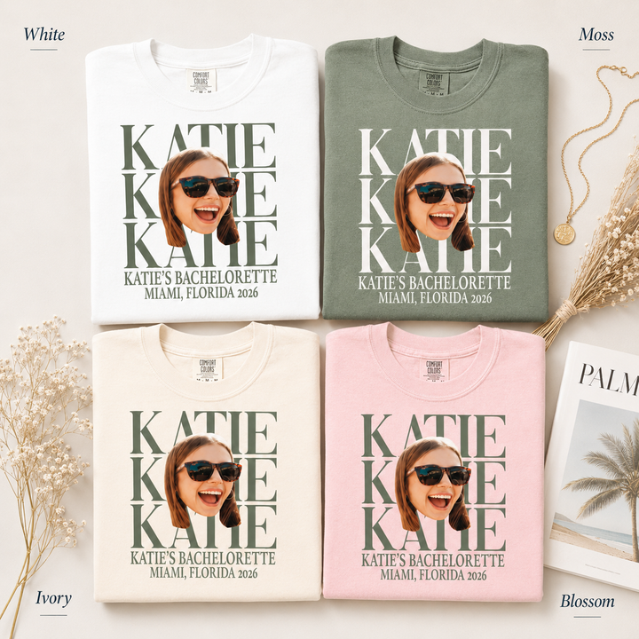 Bachelorette Party Shirt - Custom Mermaid Comfort Colors Tee For Bridal Crew