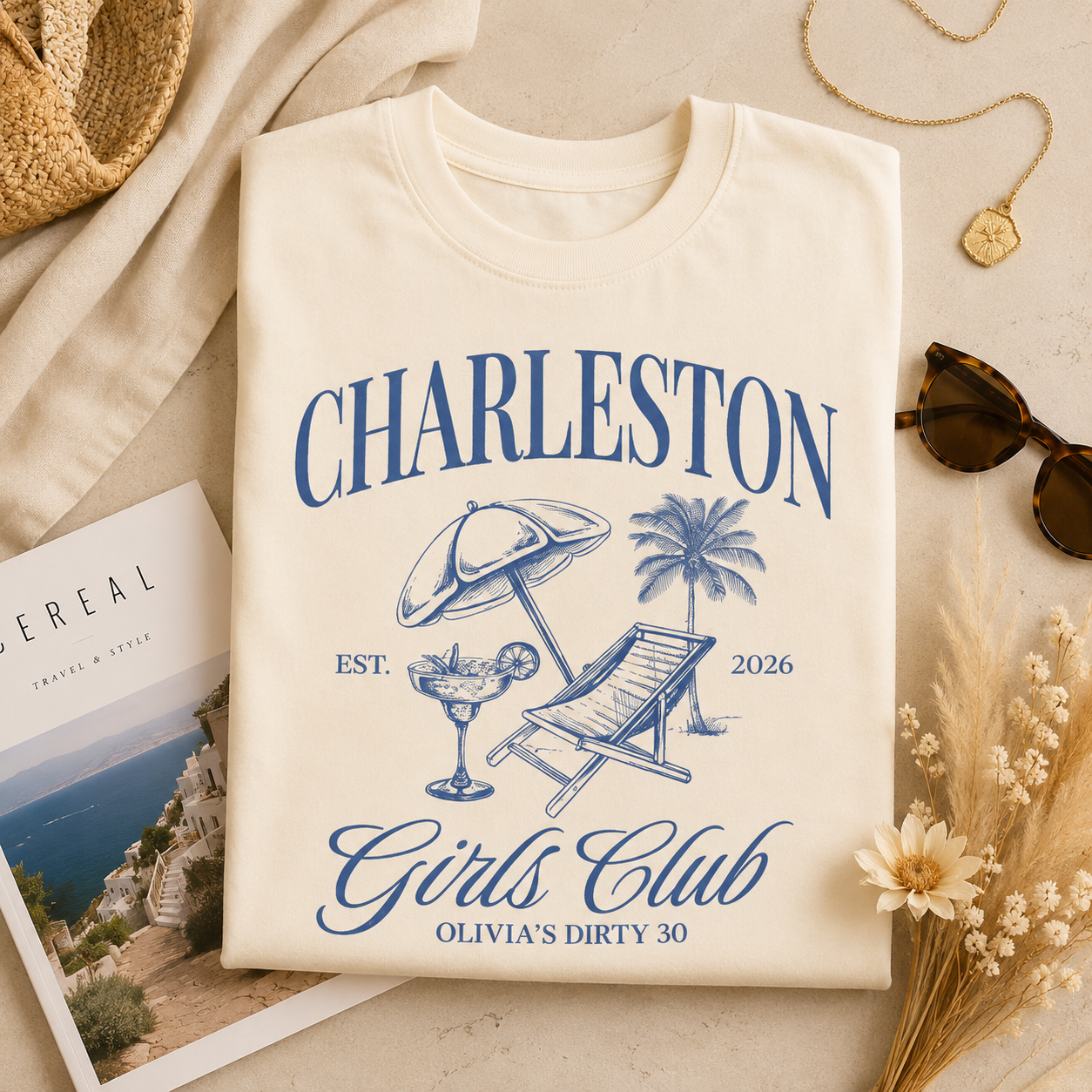 Charleston Bachelorette Shirt, Custom Bach Club Shirt, Custom Location Bachelorette Shirts, Personalized Girls Trip Shirt