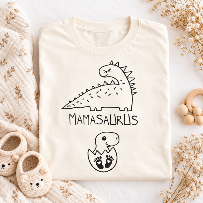 Mamasaurus Pregnancy Shirt – Funny Dinosaur Maternity Tee