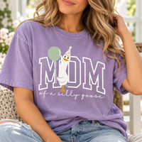 Mom & Dad of a Silly Goose Matching Comfort Colors Tee mockup 13