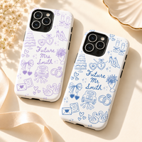 Personalized Future Mr & Mrs Tough Phone Case & MagSafe  Tough Case – Bridal Shower Gift For Bride
