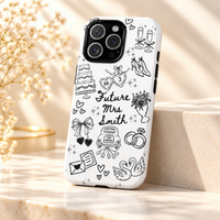 Personalized Future Mr & Mrs Tough Phone Case & MagSafe  Tough Case – Bridal Shower Gift For Bride