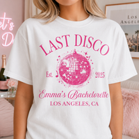 Disco Bachelorette Shirt – Custom Mermaid Tee | Luxury Bridal Merch & Bride Gifts