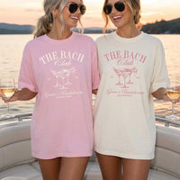 Custom Bach Club Bachelorette Party Shirts, Personalized Comfort Colors Tees, Matching Bride & Crew Shirts