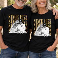 Personalized Anniversary Photo Shirt, Custom Anniversary Couple Gift, Wedding Photo Tee for Husband Wife