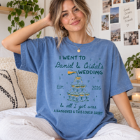 Custom Wedding Toss T-Shirt: Funny Wedding Guest Shirt, Bachelorette Party Tee