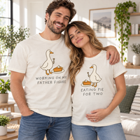Thanksgiving Goose Pregnancy Announcement Couple Shirts