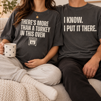 More Than a Turkey T-Shirt – Thanksgiving Pregnancy Announcement