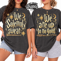 We Solemnly Swear & Up To No Good Couple Shirts – Funny Matching Gift