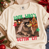 Raccoon Bachelorette Comfort Colors Shirts – Christmas Bridal Party