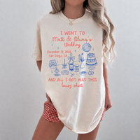 Custom Wedding Favor Shirt, Funny Wedding Toss Tee, Personalized Guest & Bridal Party Shirt, Newlywed Gift