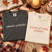 Sweet Potato & Kind Of Rude Potato Couple Shirts – Thanksgiving Gift