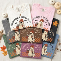 Growing a Little Boo Pregnancy Shirt, Halloween Maternity Tee, Spooky Baby Announcement Shirt