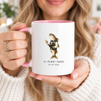 Funny Officiant Mug, O-Fish-Iant Coffee Mug, Fishing Wedding Officiant Gift, Fisherman Minister Mug, Marriage Officiant Gift for Him